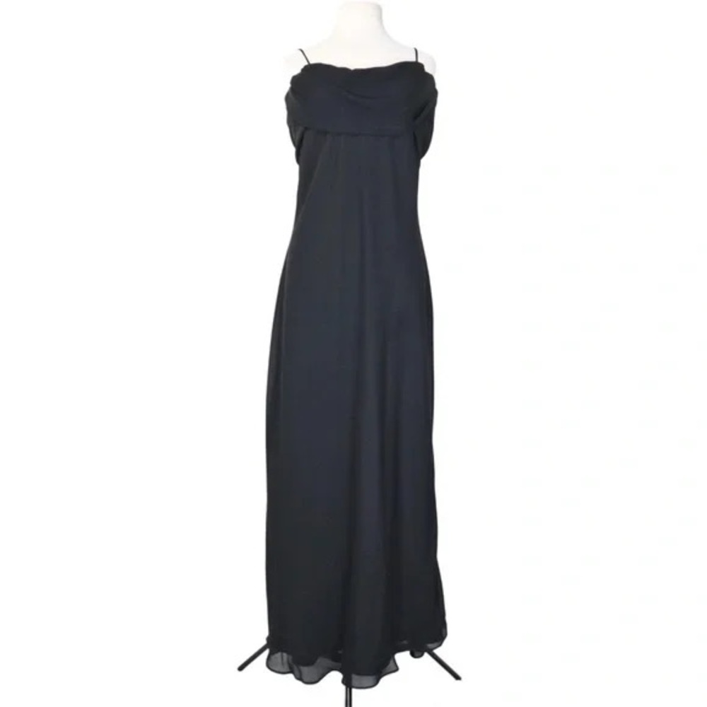 Betsy & Adam Black Maxi Dress